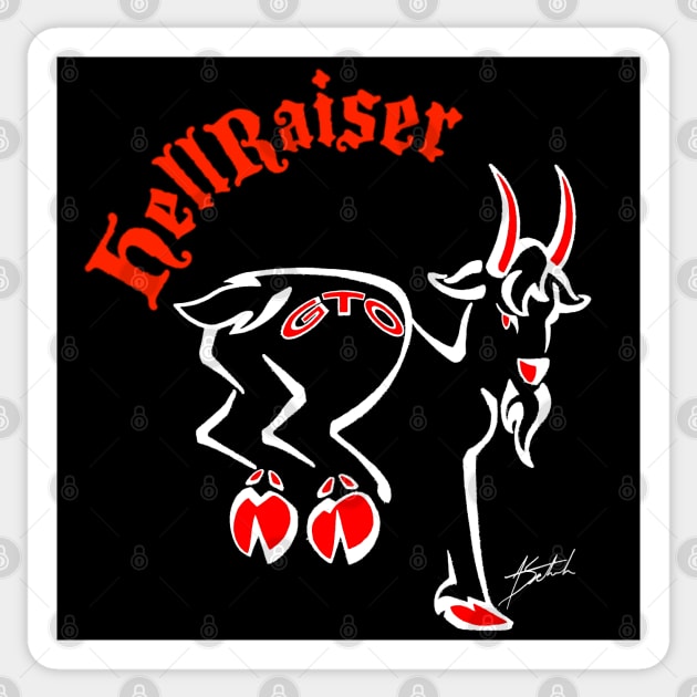 GTO HellRaiser White2 Sticker by Aaron71